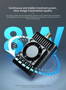   Trasmettitore Video Avenger <span class=keywords><strong>3</strong></span>-6S 5.8G VTX 8W per Droni UAV, 48CH PIT 0.6W 1.6W 5W 8W Regolabile, IRC Drone Brother Hobby - Product Image 5