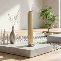 Diffuseur d'arômes intelligent de luxe 100 ml sans eau, huile essentielle, parfum contrôlé par application, charge Type-C, lumière ambiante RVB, maison, bureau