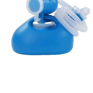 <b>Standing</b> Urinal For Elderly Men And Children Portable Odor Resistant With <b>Pipe</b> Adapting Piece Oval Design PP Material - Product Image 5