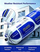 Mastic silicone structurel neutre monocomposant en gros 300ml/500ml pour murs-rideaux en verre à cadre dissimulé et semi-caché