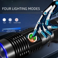 Wason nouveauté professionnel 1000 Lumens tactique puissante lampe de poche LED pince de poche sur torche magnétique lampe de poche pour la maison