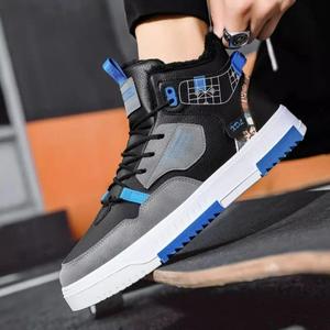 Zapatillas Casuales para Hombre, Botas de Nieve Cálidas de Forro Polar para Invierno 2026, Botas de Alta Gama con Suela Gruesa Antideslizante para Correr, Zapatos Deportivos para Exteriores - Product Image 4