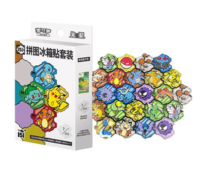 Set di Magneti per Frigorifero con Puzzle Pokemoned 151 Originale, Scatola Misteriosa di Carte da Gioco PTCG, Magneti Pokemoned - Product Image 2