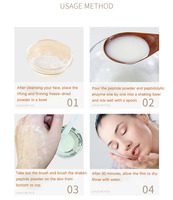 Y protéase coréenne raffermissement de la peau masque en poudre lyophilisé salon de beauté rajeunissement de la peau anti-âge lifting lignes lumineuses raffermissantes