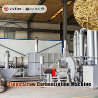 Réacteur de carbonisation industriel continu pour pailles de coton et de riz, machine de production de coke à partir de déchets agricoles