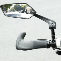 Rétroviseurs latéraux universels pour moto et vélo, réglables, HD, plats, gauche et droite