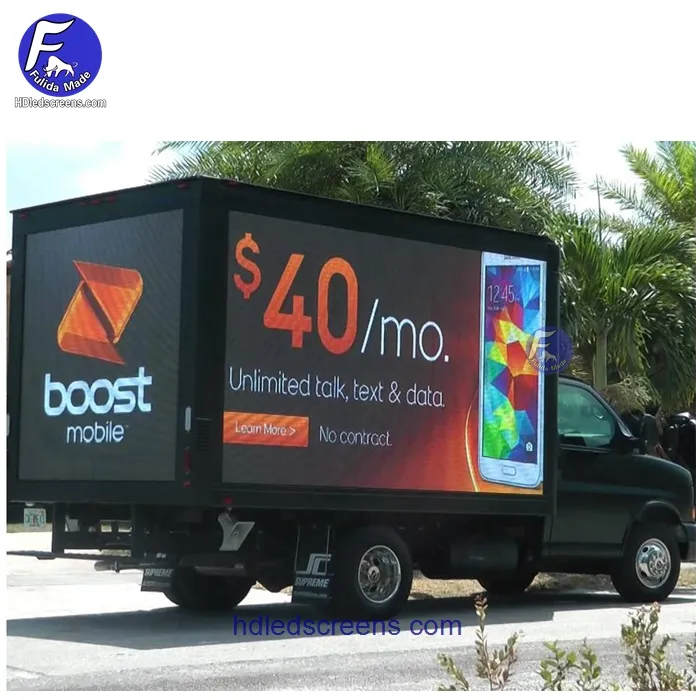 Outdoor Vaste Mobiele Truck Led Tv Scherm/Led Display