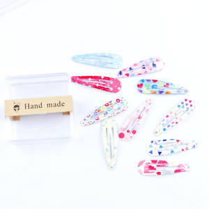 Coffret pour enfants petite fille princesse accessoires épingles à cheveux étoile à cinq branches goutte d'huile impression cheveux dessin animé Clips - Product Image 6