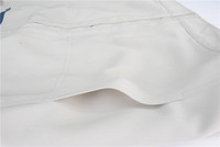 Logo personnalisé livreur commis courrier express officiel homme coton blanc adulte supermarché travail veste entreprise vêtements de travail uniforme