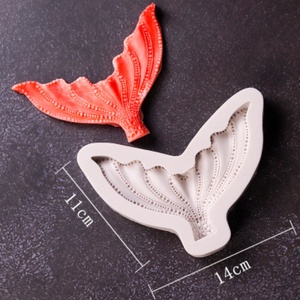 Molde de silicona epoxi con forma de cola de sirena para bricolaje, herramientas para colgantes, accesorios de joyería, moldes para decoración de teléfonos móviles, molde para pastel de chocolate - Product Image 1