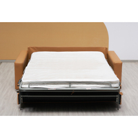 Precio al por mayor Color gris Diseño moderno Sofá plegable Cum Bed Muebles Sala de estar Sofá cama con colchón que ahorra espacio