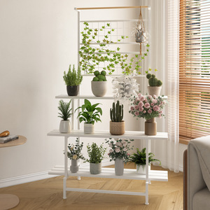 Soporte de flores de varias capas con estante para sala de estar, dormitorio, uso interior y exterior - Product Image 1