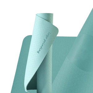 Esterilla de yoga de color sólido para el hogar, disponible en grosor de 5 mm, 6 mm y 8 mm, para hombres y mujeres, para ejercicios de yoga y para estudios de yoga y fitness. - Product Image 1