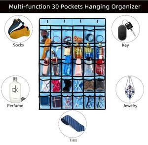 Organizador Colgante de 30 Bolsillos con Ganchos para Teléfonos y Calculadoras, Almacenamiento para Aula, 33.5x24 Pulgadas, Material No Tejido, Suministros de Oficina y Escolares - Product Image 6
