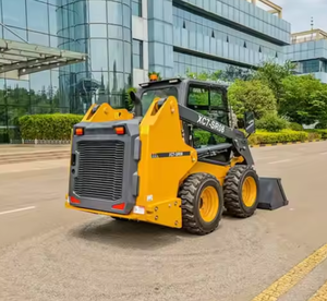 รถตักล้อยางแบบสกิดสเตียร์ 0.955 ตัน รุ่น XC7-SR08 พร้อมถังตักขนาด 0.4 ลูกบาศก์เมตร เครื่องยนต์ดีเซล ระบบควบคุม PLC รับประกัน 1 ปี - Product Image 5