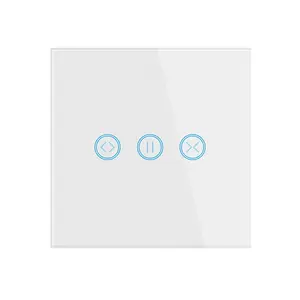 Smart Curtain WiFi RF Wall Touch Switch for Electric Motorized Roller Blinds Shutters Tuya Smart home Automation System