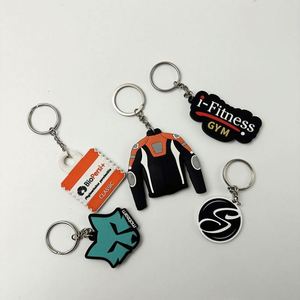 Custom 2D/3D <b>Anime</b> <b>Keychain</b> Soft PVC Sport Keyring with Chain Offset and UV Printing Rubber <b>Keychain</b> with Your Logo - Product Image 6