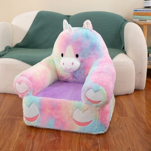 Nouveau-né chaise assis siège enfants universel canapé lapin fourrure dessin animé pli enfants canapé en peluche mignon Animal en forme de peluche - Product Image 2