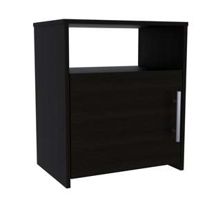 Baltimore <b>Shoe</b> Rack With 2 Omaha Nightstands Black Bedroom Set - Product Image 3