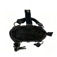 Sac à bandoulière mini haut de gamme en PU pour femme, style urbain, design tendance à rivets, fermeture éclair, sac rétro européen-américain