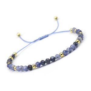 Bracciali Regolabili Unisex con Pietre Naturali da 4MM: Lapislazzuli, <span class=keywords><strong>Ametista</strong></span>, <span class=keywords><strong>Occhio</strong></span> <span class=keywords><strong>di</strong></span> <span class=keywords><strong>Tigre</strong></span> ed Ematite, Gioielli per Regali Quotidiani - Product Image 6