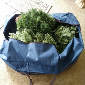 Bolsa de Almacenamiento para Muebles de Exterior de Tela Oxford Azul 600D, Funda Protectora Impermeable para Guardar el Árbol de Navidad - Product Image 5