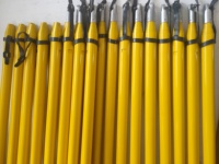 Bâton chaud d'opération télescopique en fibre de verre d'isolation haute tension pour fusible de découpe et parafoudre