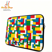 Housse d'ordinateur portable en néoprène personnalisée avec impression Brick Vibe, étui imperméable pour ordinateur portable, housse de protection pour ordinateur portable, sac de transport pour ordinateur, fabrication OEM