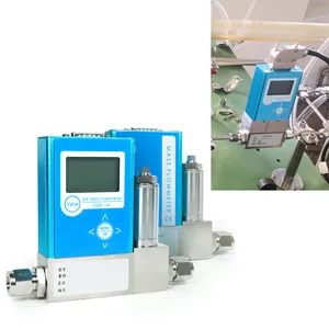 Shanghai Gns Hoge Kwaliteit Lpg Gas Massa Flow Meter Controller Luchtstroom Sensor Met Lcd-Display