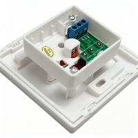 Bouton de panique filaire d'urgence PB-28 ABS 12V NO/NC en option pour système d'alarme de sécurité bancaire et commercial - Vente directe usine