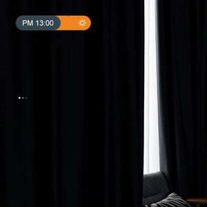 Cao cấp đơn giản hiện đại <span class=keywords><strong>Prague</strong></span> hoàn thành rèm vải hoàn toàn mất điện cách nhiệt với định dạng dây Grommet - Product Image 6