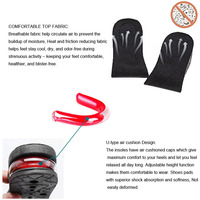 Demi-semelles intérieures de chaussures pour hommes et femmes, souliers de levage de 5cm de hauteur, coussins d'air invisibles pour talons plus grands, Inserts de levage