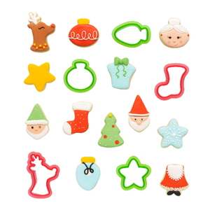 Lot de 4 <span class=keywords><strong>mini</strong></span> emporte-pièces et moules à biscuits de Noël pour fondant et glaçage royal - Product Image 6