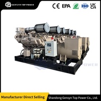 Générateur marin à châssis ouvert 3 kVA-3000 kVA 380 V/230 V avec options de contrôle multiples automatiques Smartgen Deepsea MEBAY 50/60 Hz
