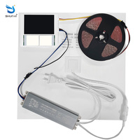 Defogger 12V cermin Led, layar Lcd WAKTU & temperatur tampilan sentuh Sensor saklar sentuh untuk cermin