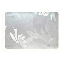 Napperons RNPT en PVC nacré imitation cuir, motif feuille d'argent, rectangulaires à coins arrondis pour tables de banquet