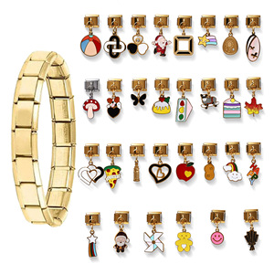 Fashion Charm Bracelet Set With Cartoon Charms Zinc Alloy Unisex Jewelry Gift Spring 2025 Yiwu Origin - Product Image 1