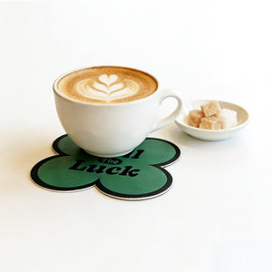 흡수성 펄프 보드 종이 음료 맞춤 코스터 원형 40pt 맞춤 인쇄 코스터 도매 바 맥주 맞춤 코스터 - Product Image 5