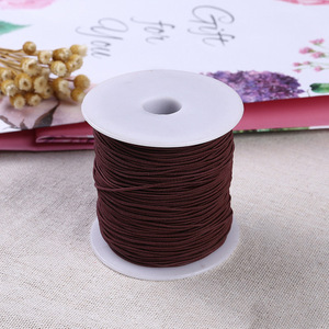 Tự làm 1mm polyester sợi đàn hồi cho đồ trang sức thời trang làm cho nhiều màu sắc cho sự lựa chọn khoảng 100m/spool 1891384 - Product Image 4