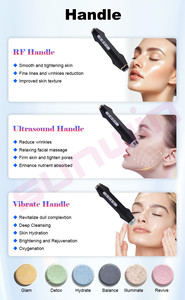 Nouveauté : Appareil de beauté 3-en-1 à ultrasons, eau et oxygène, anti-âge, massage facial, raffermissement de la peau, hydratation, tête - Product Image 5