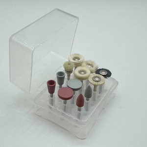 Kit lucidatrice per utensili dentali da 12 pz/scatola per Kit compositi dentali a bassa velocità per odontoiatria porcellane/lucidatura denti naturali - Product Image 1
