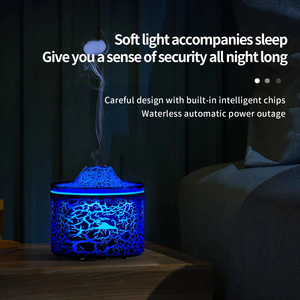 เครื่อ<span class=keywords><strong>ง</strong></span>พ่นไอน้ำอัลตราโซนิคสำหรับตกแต่<span class=keywords><strong>ง</strong></span>กลิ่นหอมเครื่อ<span class=keywords><strong>ง</strong></span>เพิ่มความชื้นในอากาศเปลวไฟน้ำมัน<span class=keywords><strong>หอม</strong></span>ระเหย - Product Image 4