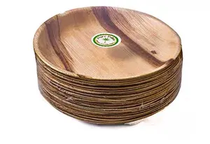 Piatti ecologici per noci di <span class=keywords><strong>Areca</strong></span> disposabili degradabili riciclaggio piatto usa e getta in foglia di palma - Product Image 6