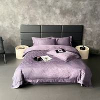 100% TENCEL Lyocell Jacquard parure de lit couverture