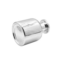 Diffuseur de parfum pour la maison HONGYU, luxe, 100 ml, flacon plat en verre, or argent, bouchon à vis avec bâtonnets en fibre pour vaporisateur d'ambiance