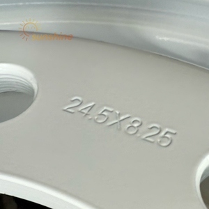 <span class=keywords><strong>Rueda</strong></span> de Acero sin Cámara de 22.5x8.25 para Camión, Directo de Fábrica, Tamaño y Color Personalizados - Product Image 3