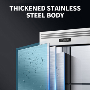 Thép không gỉ 2 cửa hoàn toàn lạnh thẳng đứng tủ đông - Product Image 6