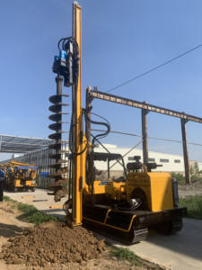 Mesin Pemasang Tiang Pancang Tenaga Surya Crawler Pauselli 500 dengan Pompa dan Komponen Inti Bantalan - Product Image 2