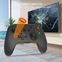 Manette de jeu Offre Spéciale manettes de jeu sans fil transparentes lumineuses Rgb Dazzling Phone pour Switch Pro Android
