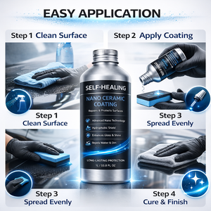 GRAPHONEX Revêtement Nano Céramique pour Voitures et Surfaces 1L Formule Auto-Réparatrice Protège la Peinture de la Voiture - Product Image 2